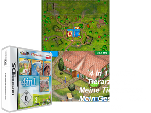 4 in 1 - Meine Tierarztpraxis + Meine Tierpension + Mein Gestuet + Mein Pferd (Germany) Cover